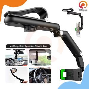 [RO ACC] NVN-CH13 PHONE BRACKET ADJUSTABLE PEGANGAN HP DI MOBIL / MEJA / RUMAH