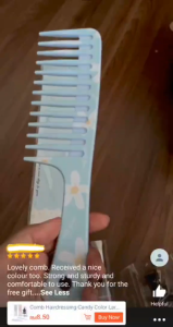 Comb Hairdressing Candy Color Large Size Wide Comb Heat-resistant Salon Plastic anti-static