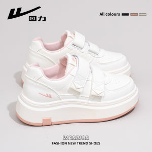 Warrior | Thick Sole Magic Tape Sneakers Light and Height-Enhancing Sporty