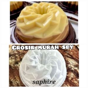 Cetakan puding viral Medium / cetakan puding saphire / cetakan puding onyx plastik tebal