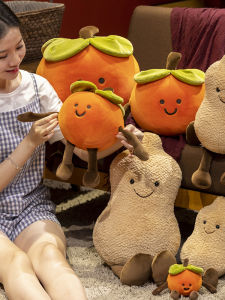 ตุ๊กตาผลส้มสุดสร้างสรรค์ การ์ตูน ตัว ของเล่นตุ๊กตาส้มเหมือนจริง หมอนตุ๊กตาส้ม ของตกแต่งรูปผลส้ม นุ่ม ตัว สำหรับเด็กและผู้ใหญ่