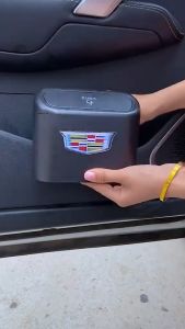 Thùng rác ô tô - Thùng đựng rác mini ô tô gắn cửa xe sau ghế xe hơi văn phòng làm việc