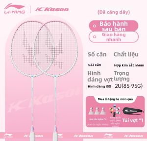 Li-Ning | Cây Đánh Cầu Lông Nhẹ và Bền cho Nữ Mới Bắt Đầu Bộ Đơn hoặc Đôi