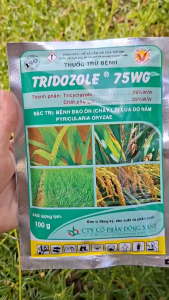 [TRUNG THIEN THINH] Trừ đạo ôn lá đạo ôn cổ bông lúa nếp TRIDOZOLE 75WG Đồng Xanh gói 100 gram dạng cốm