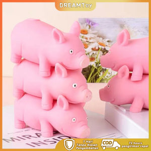 DREAMToy Mainan Pencet Anti Stress Powder Pig Penghilang Stres Mainan Squishy(tidak box)