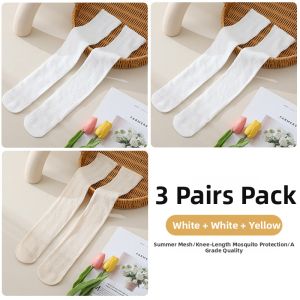 TENGNAIMEI | Thin Breathable Anti-Mosquito White Socks
