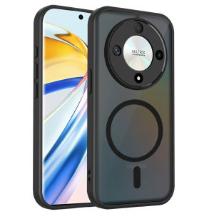 Skin-sensitive magnetic attraction is suitable for Honor X9D mobile phone case Honor X7C matte fine hole X7D anti-drop Honor X70 protective case. h260709
