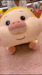 Gấu bông heo ong Heo Bông Cosplay Ong Vàng đồ chơi nhồi bông con heo gối ôm cho bé gối ôm dài hình thú cute K3T2