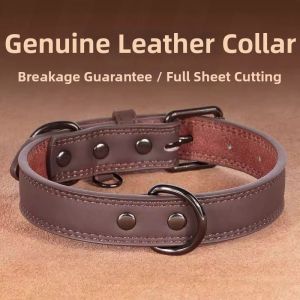 JINLINGJIE | Leather Dog Collar for Large Dogs