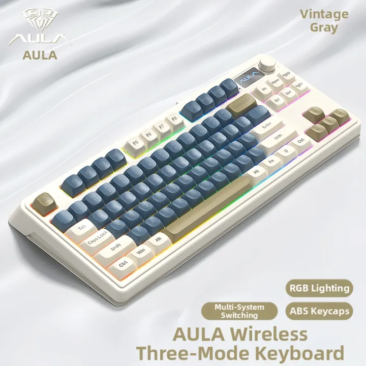 AULA | Wireless Bluetooth Mechanical Feel Keyboard | Lazada PH