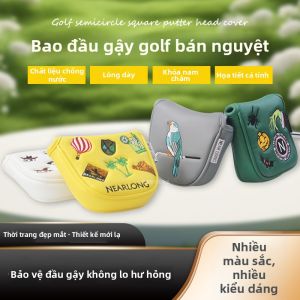 Dominant | Bao Đậy Gậy Putter Thêu 3D Có Khóa Từ Lớp Lót Chống Thấm Nước