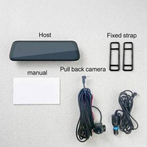 4K WIFI Car Dash Cam Dual Cameras Front and Rear Streaming Media Recorder 24H Parking Monitor Vehicle Video Recorder