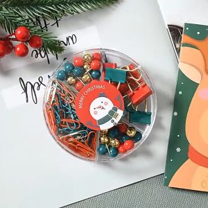 Xmas Doughnut Shaped Stationery Pin