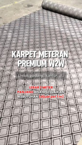 Wall to Wall Carpet Width 2m SKY RUG Karpet Meteran Lebar 2M Karpet untuk Gedung Karpet Kantor Bandung Crown