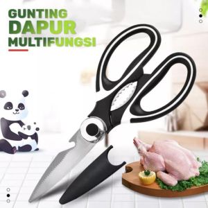 Gunting Dapur Serbaguna Multifungsi Gunting Daging Sayur Ikan