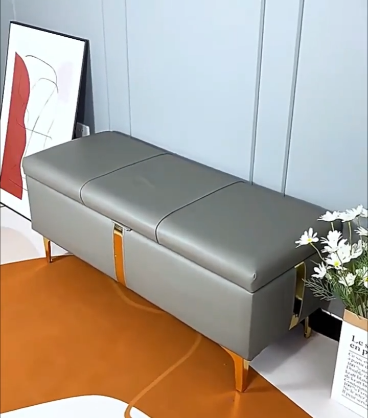 Nordic Home Shoe Bench Entryway Shoe Bench Storage Bench