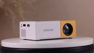 SG【Ready Stock】YG300 Portable Projector Compact Office & Home Projector Remote Control Projector