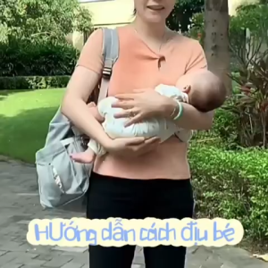 Địu em bé trợ lực gọn nhẹ MINK BABY thoáng mát cho bé