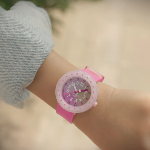 Flik Flak Fuze In Pink (FCSP130) Pink Silicone Kids Watch