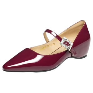 Reddragonfly | Elevated Heel Mary Jane Shoes