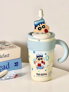 Cốc Giữ Nhiệt Cỡ Lớn Shinchan Có Straws Cốc Nước Văn Phòng Cho Nữ Cốc Nước Lạnh Có Thể Uống Trực Tiếp Cốc Giữ Nhiệt