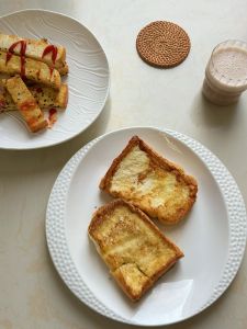 Home Use Ceramic Plate 2025 New Style Underglaze Color round Steak Breakfast Dessert Plate Simple Design Pure Color Dinnerware