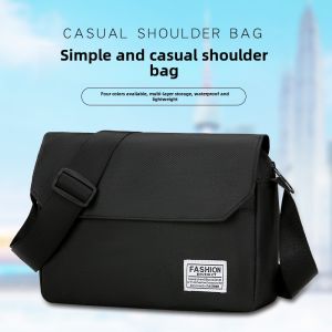 New Arrival Large Capacity Mens Shoulder Bag Oxford Cloth Horizontal Sports Backpack Mens Messenger Bag Men Bag Canvas