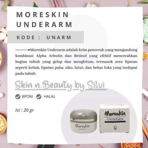 super!!! Moreskin Underam NASA - Penghilang flek hitam ketiak - penghilang Stretch Mark - Underam Moreskin NASA