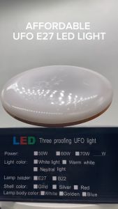 UFO Flat Lamp Light Bulb Buy ONE Take ONE  E27 Screw 220V Super Bright Led Lights For Home Ceiling Lights