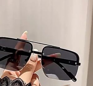 【Giausa】Phi công nam Kính râm thẩm mỹ phân cực màu cho nam bảo vệ khỏi ánh mặt trời Kim loại nửa viền thời trang lái xe câu cá Kính râm cổ điển cổ điển cho nam phong cách Hàn Quốc phi công chính hãng S157