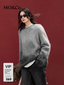 MO&Co. | Alpaca-containing Gradient One-piece Design Laid-back Soft Knitwear