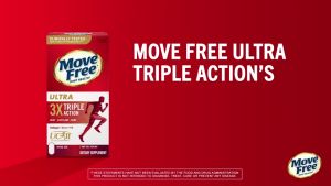 รุ่นใหม่ 10/2026 Move Free Ultra 3X Triple actionรุ่นพิเศษทานวันละเม็ด นำเข้าอเมริกาขนาด75เม็ด วิตามินบำรุงกระดูก ข้อต่อ