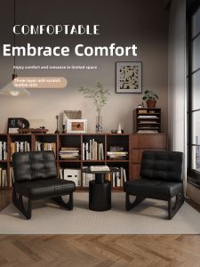 HUASHEMEIJI | Vintage Zen Style Leisure Chair Wooden