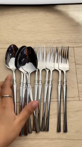 12pieces Spoon & Fork Durable & Thick Stainless Steel