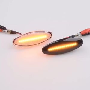 Flowing Side Repeater Light LED Dynamic Side Marker Turn Signal Lights Indicator Blinker Lamp For Jaguar S-Type XK8 XJ X350