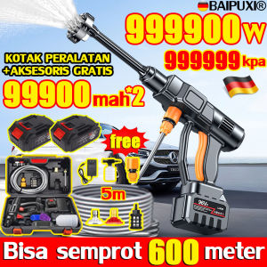 Bisa cuci 30 mobil BAIPUXI jet cleaner cordless tekanan tinggi 2 baterai 288bar 699vf 180000kpa 3metode semprot CUCI MOBIL Menyirami bunga Taburkan pestisida(cordless tekanan tinggi mesin cuci mobil mesin cuci mobil dan motor Alat cuci motor semprot)