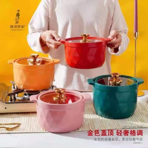 WE 2643 = 罗马棱纹砂锅 Roman Ribbed Casserole ☞ 3.5L