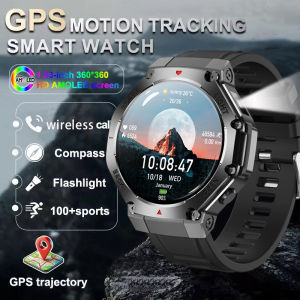 2026 New Professional GPS Sports Smart Watch Outdoor RIDE Run GPS track Swim Watchs Compass Altimeter 3ATM Sports Bracelets Men
