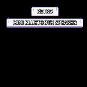 Hichomeow Mini Retro Bluetooth Speaker 5.3 Vintage FM Radio TF Card USB AUX Compact Speaker for Home Desk Gift