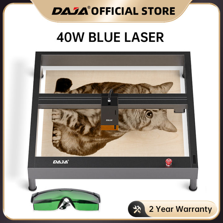 DAJA D4 2W Laser Engraving Machine for Metal Stainless Steel Desktop Red Laser Engraver for Leather Plastic Acrylic