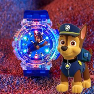 Puppy Paw Patrol Kids Watch Childrens Luminous Toys Watch LED Electronic Watch Cartoon Pattern Dial Quartz Watch For Kids Boys Girls Jam Tangan  Lelaki 儿童手表