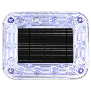 Anti-Collision Solar Warning Flashlight Strong Light Nighttime Wide Tail Light