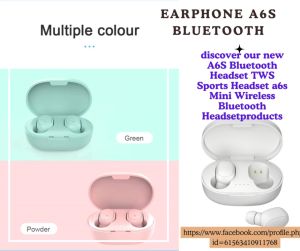 A6S Bluetooth Headset: TWS Sports Headset & Mini Wireless Bluetooth 5.0 Outdoor Headset