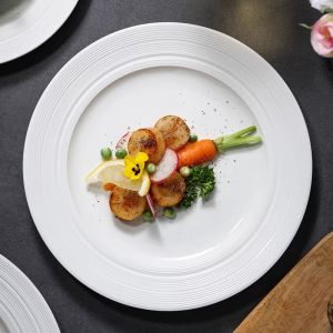 Creative Elegant Pasta Plate NORDIC Style Flat Dish