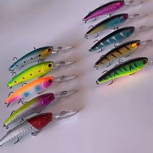Umpan Casting Ikan Gbus Gabus Hampala Toman Minnow Proberos Lidah Panjang Floating
