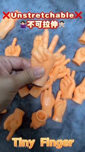 2 TYPE ✨ Tiny Finger Hands Funny Finger Small Hand Tease Cat