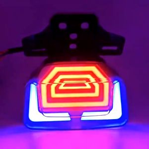 【COD/Original】Tmx 155 LED Taillight Running Light Turn Signal Light Brake Light Assy with Plate Holder Tail Light for Honda Tmx 125/155 / RUSI 125/150/175 / TC125 / CG125/150