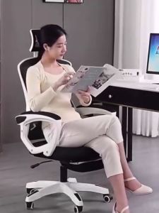 HXR High-back Ergonomic office Chair Adjustable Gaming Chair Black Mesh Chair without foot rest