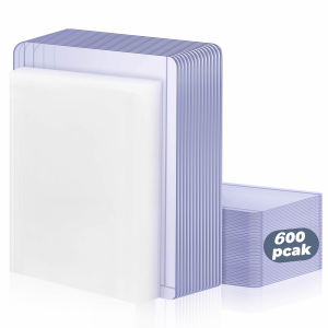 600pcs Hard Card Sleeves And Soft Card Holder Covered With Protective Filmclear Trading Protectors For Pokmone Football Gamecard