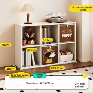 MEISD | Steel Adjustable Bookshelf and Storage